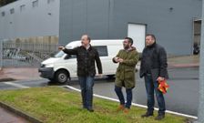Lamas y Vilari�o vieron sobre el terreno las obras que se acometer�n, junto al aparejador municipal.