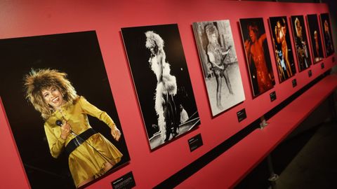 Exposicin fotogrfica Tina Turner: Un viaje para el futuro, en el Museo de la Imagen y Sonido en Sao Paulo, Brasil