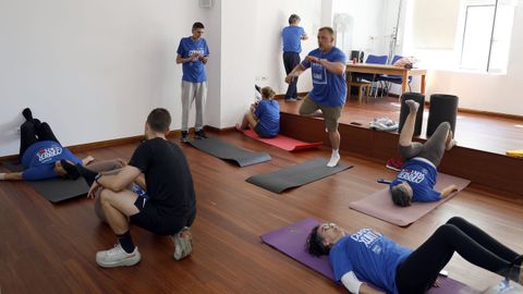Los entrenamientos son los jueves y cada participante tiene un programa individualizado.