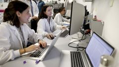 Investigadores del CiMUS, uno de los centros de excelencia cient�fica de Galicia