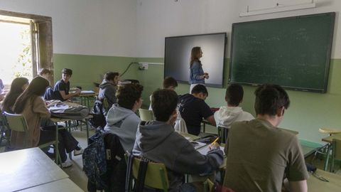 Una clase de secundaria, en una imagen de archivo. 