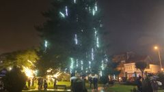 Encendido del alumbrado navideo en Narn