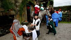 Bel�n viviente en Bribes (Cambre)