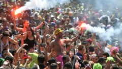 Multitudinaria romer�a de A Fraga