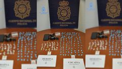 Los agentes incautaron la droga, un tel�fono m�vil y el veh�culo del detenido