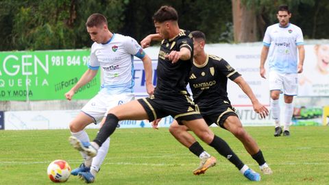 Partido de Tercera Federación entre el Boiro y el Compostela en el Campo municipal de Barraña
