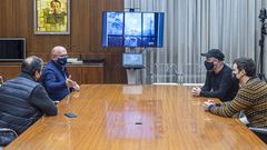 El presidente de la Diputacin, Jos Manuel Baltar, recibi a uno de los triunfadores de los Premios Mestre Mateo, el director Alfonso Zarauza