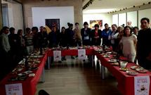 Los hosteleros presentaron ayer una muestra de las tapas que ofrecer�n en sus establecimientos.