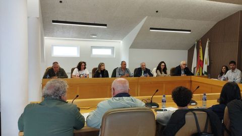 Pleno en Vilalba en el que la alcaldesa, Marta Rouco, perdi� la cuesti�n de confianza.