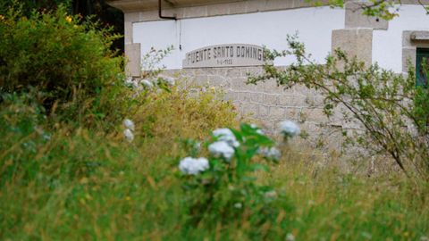 Entorno de la fuente mineromedicinal de Pardi�as, en Guitiriz