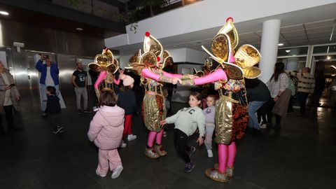 Encendido de las luces navideas en Boiro.
