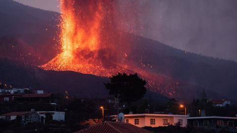 La erupci�n del volc�n Cumbre Vieja