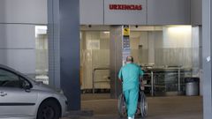Imagen de archivo de la entrada de urgencias del Chuac