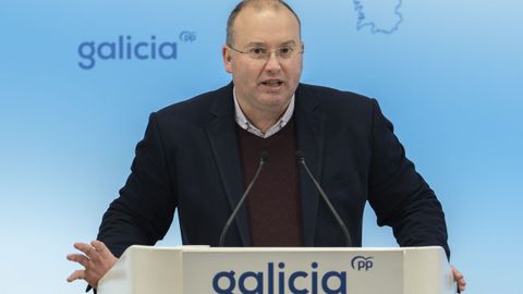 Miguel Tellado, secretario general del PPdeG