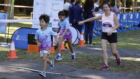 Leiro celebra 41 historias de su carrera popular.La zona de O Salgueiral fue el eje de la clsica de O Ribeiro