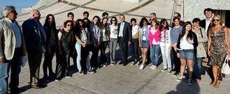 El conselleiro de Cultura recibi� a estudiantes de del Instituto Santiago Ap�stol de Buenos Aires<span lang= es-es >.  </span>