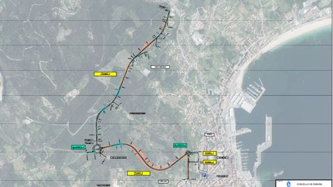 La alternativa de las tres estudiadas por el Concello de Ribeira que ms viable resulta segn los tcnicos.