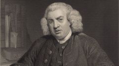 Retrato de Samuel Johnson realizado por el pintor estadounidense Alonzo Chappel a partir de un lienzo de sir Joshua Reynolds. Johnson es uno de los personajes abordados por Marc Fumaroli.