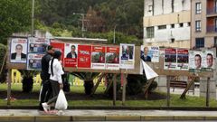 Las mujeres siguen siendo minor�a en los carteles electorales (imagen de la convocatoria del 2019).