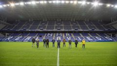 Los aficionados homenajeados por el Real Oviedo