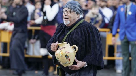 Xinzo se visti de poca para el domingo oleiro.