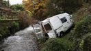 Accidente de una furgoneta robada