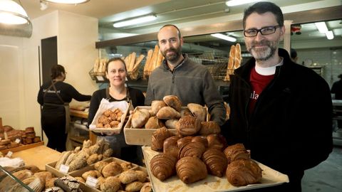 El equipo de la Bulanxer, con Jacques Isaac en primer plano.