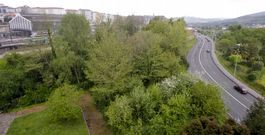 El acceso a la terminal de autobuses de la intermodal se realizar� por esta zona desde la avenida Clara Campoamor. 