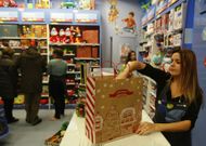 Las jugueter�as, como Imaginarium, ven incrementada su actividad en Navidad. 