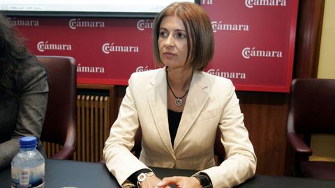 Carmen Pardo, en el 2008, cuando era concejala en Verín, su primera experiencia en la política