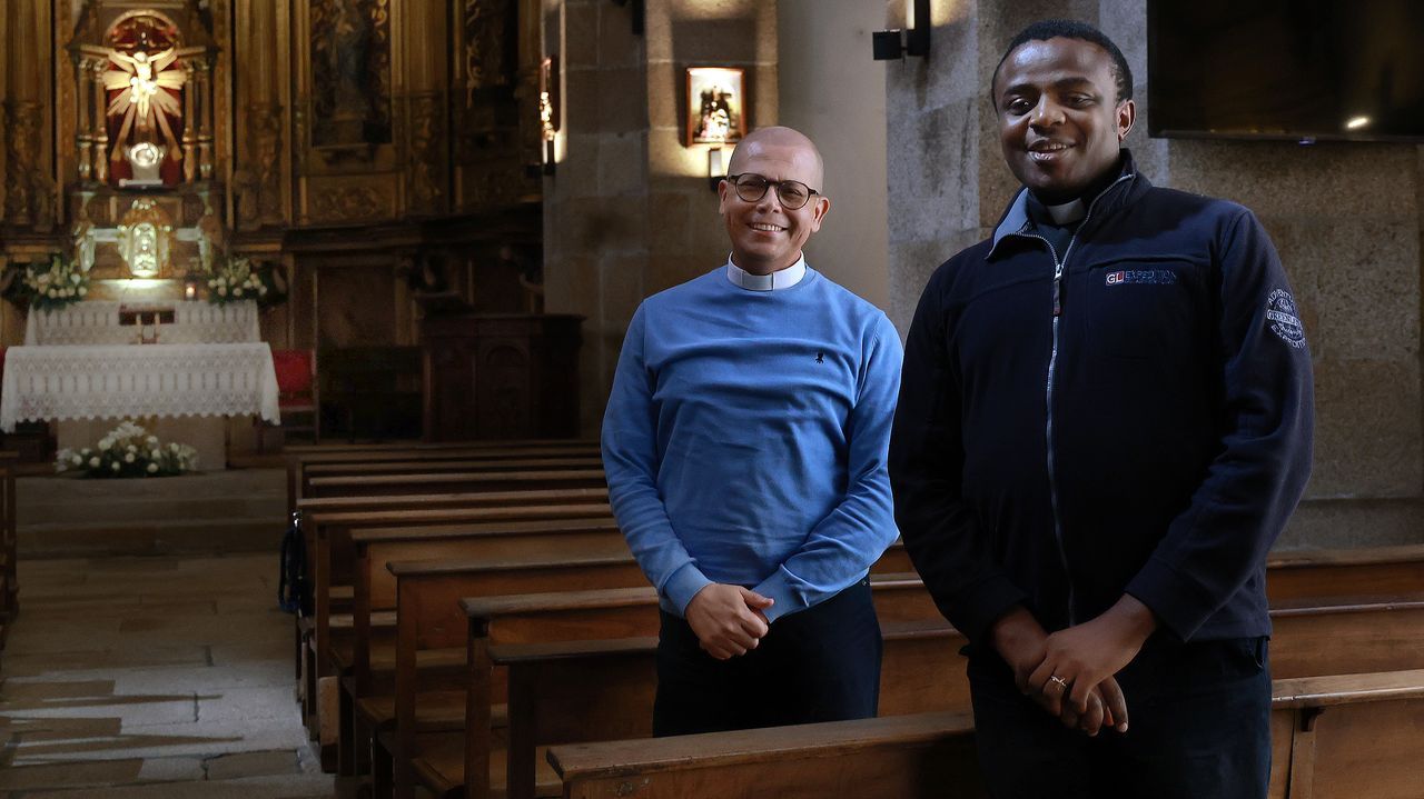 De Colombia a Nigeria: la nueva torre de Babel de curas en las iglesias de Barbanza
