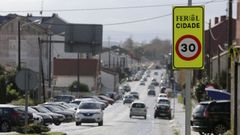 El peat�n result� herido en la carretera de Catabois, el mediod�a de este martes.
