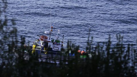 Lancha de bajura en Mor�s, en imagen de archivo