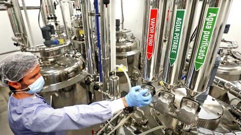 Planta de la empresa Biofabri en O Porri�o, donde se fabricar� la vacuna de Novavax