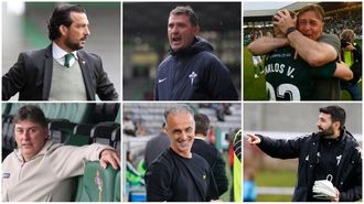 Ricardo L�pez, Emilio Larraz, Crist�bal Parralo, Men�ndez, Pablo L�pez y Romo fueron los entrenadores del Racing desde la llegada de �lite. 