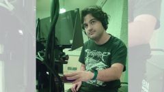 Diego Prieto Rodríguez, estudiante francés nieto de emigrantes gallegos (de Tomiño y Narón), director de un cortometraje sobre la Guerra Civil que se va a rodar en Ortigueira, Mañón, Cerdido y As Somozas