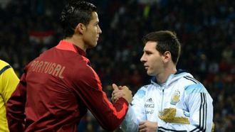 Cristiano Ronaldo y Messi.Cristiano Ronaldo y Leo Messi