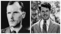 A la izquierda el meteor�logo escoc�s James Stagg y a la derecha el americano�Irving Krick