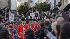 Abarrote durante la procesi�n de la �ltima Cena en Viveiro