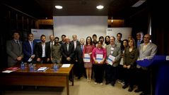 Participantes en los premios Moce