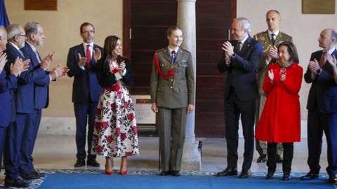 La Princesa Leonor recibe la Medalla de las Cortes de Aragón en el Palacio de la Aljafería