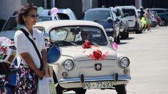 Caravana de veh�culos por San Crist�bal en Rianxo