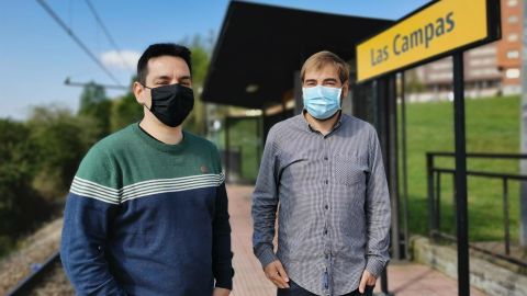 Del P�ramo y Daniel Ripa en Las Campas