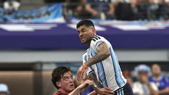 El Cuti Romero durante el Mundial con Argentina