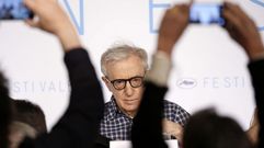 Woody Allen durante la rueda de prensa de su película