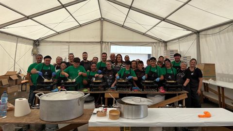Colaboradores de Burela y Trabada, con los alcaldes