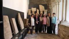 Visita da deputada de Cultura, Iria Castro, � reforma da sala capitular do claustro do Museo Provincial de Lugo