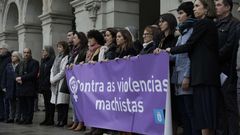 Concentraci�n contra la violencia machista en A Coru�a