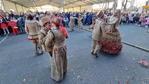 Fiesta de carnaval en Castro de Ribeiras de Lea. 