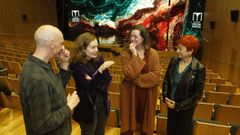 Este venres organizaron unha visita guiada ao auditorio durante os ensaios previos � gala.